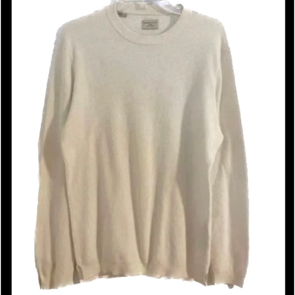 Selected/Homme Heritage Cream Crew Neck Sweater Size Large - Picture 1 of 5